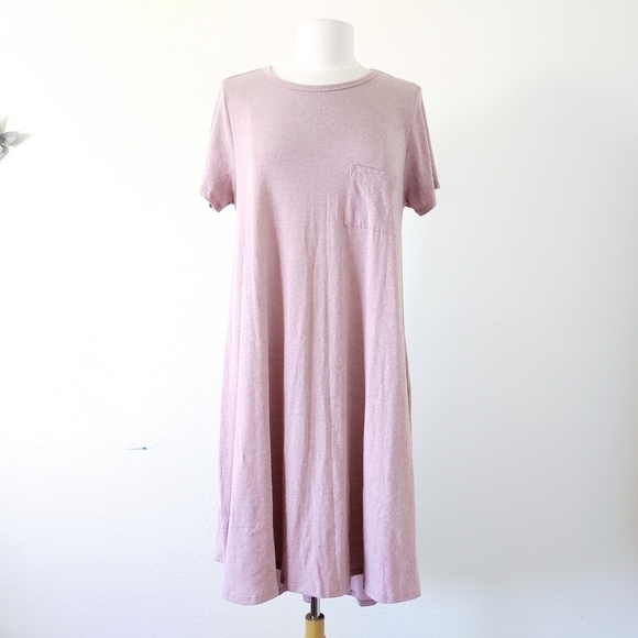 LuLaRoe Shirt Dress Simply Comfortable Size Large - Picture 2 of 4